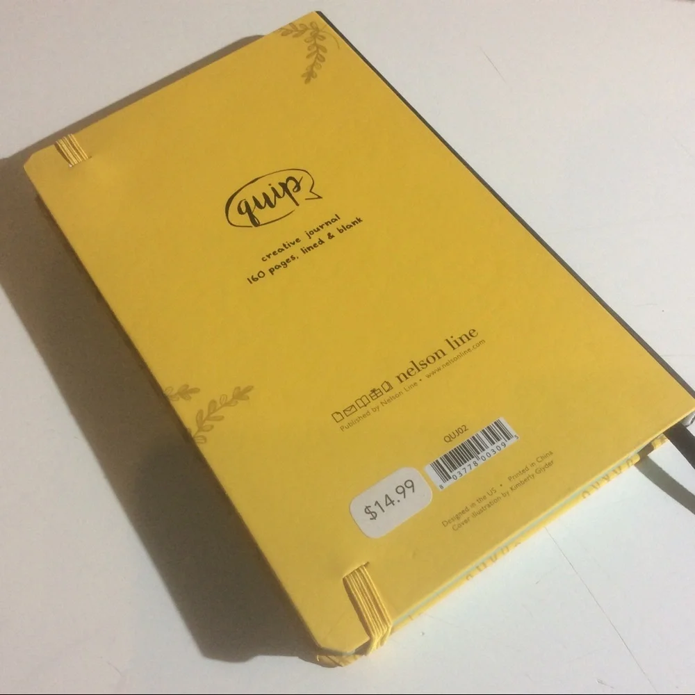 Nelson Line Blank Lined Notebook 160 White Pages